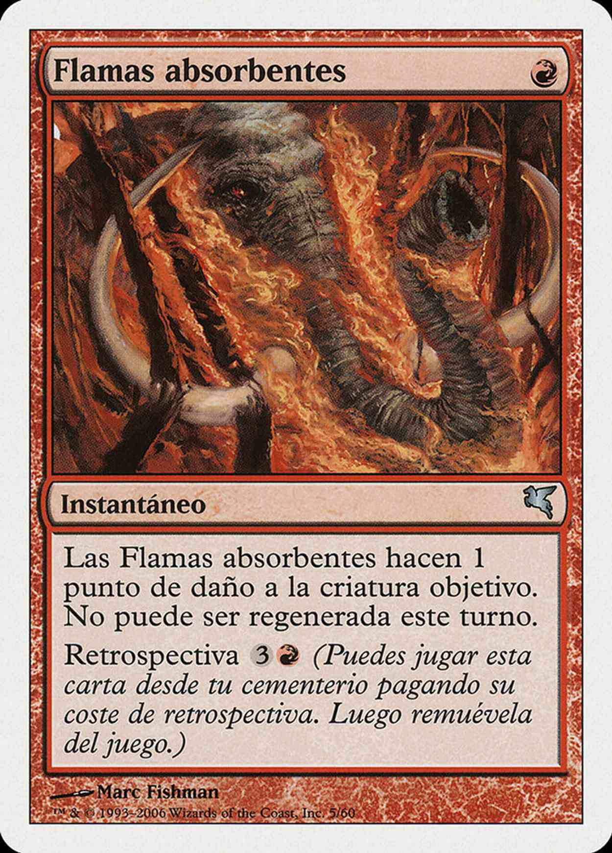 Engulfing Flames (Retro Frame) magic card front