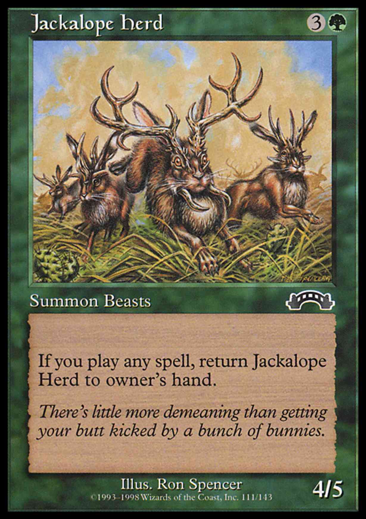 Jackalope Herd magic card front