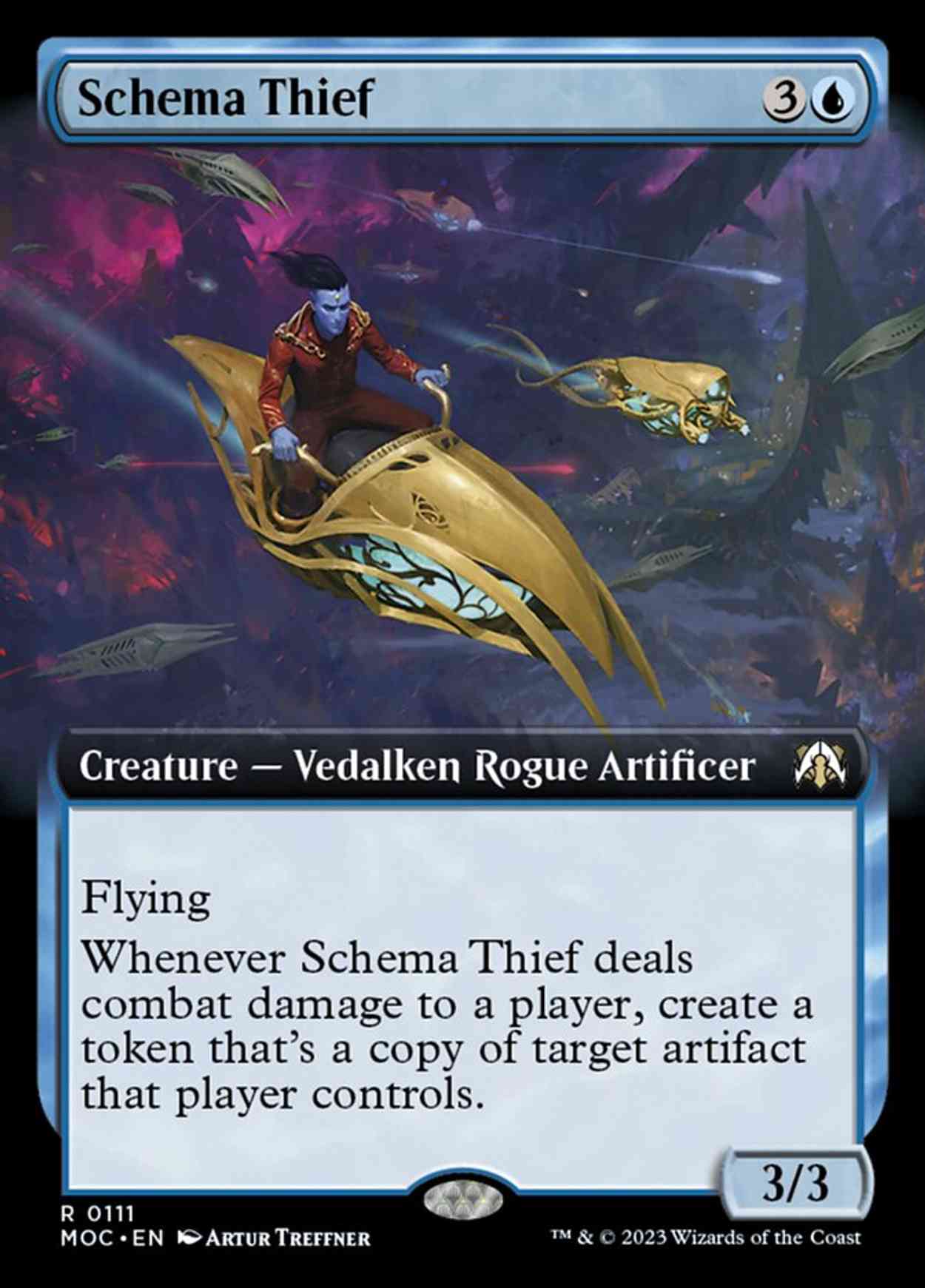 Schema Thief (Extended Art) magic card front