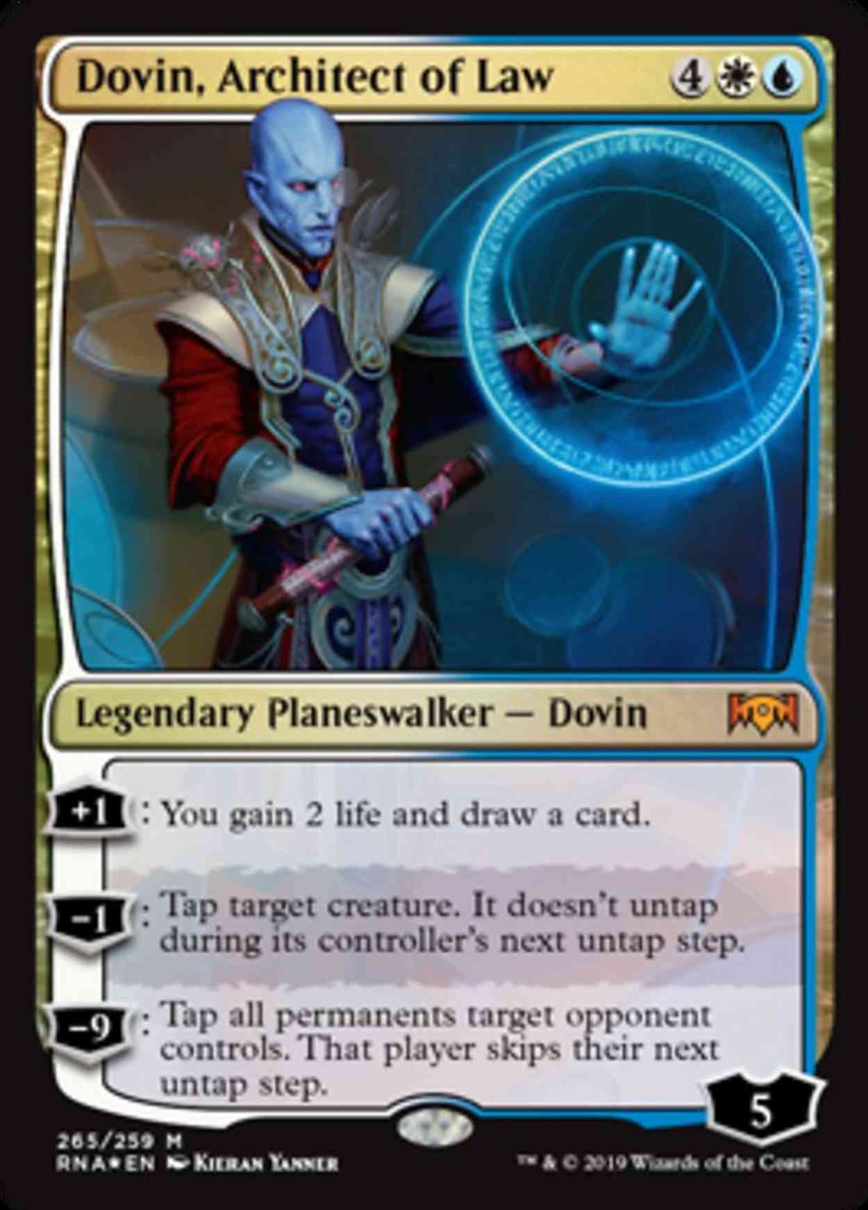 Dovin, Architect of Law magic card front