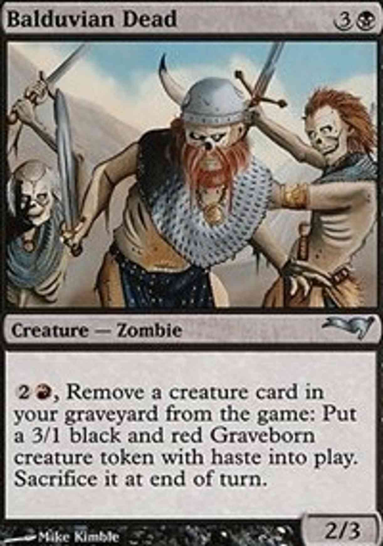 Balduvian Dead magic card front