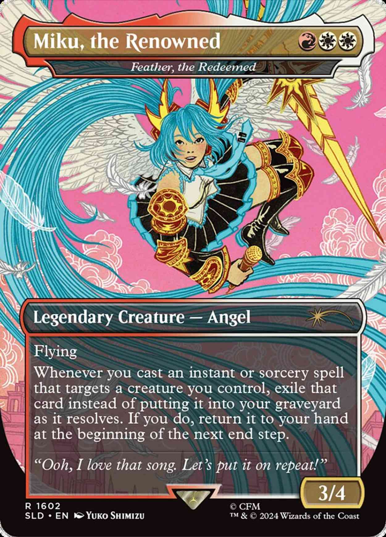 Miku, the Renowned - Feather, the Redeemed magic card front