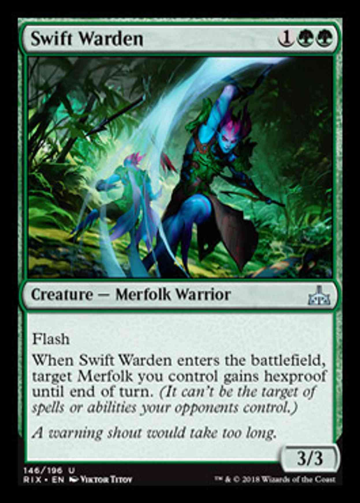 Swift Warden magic card front