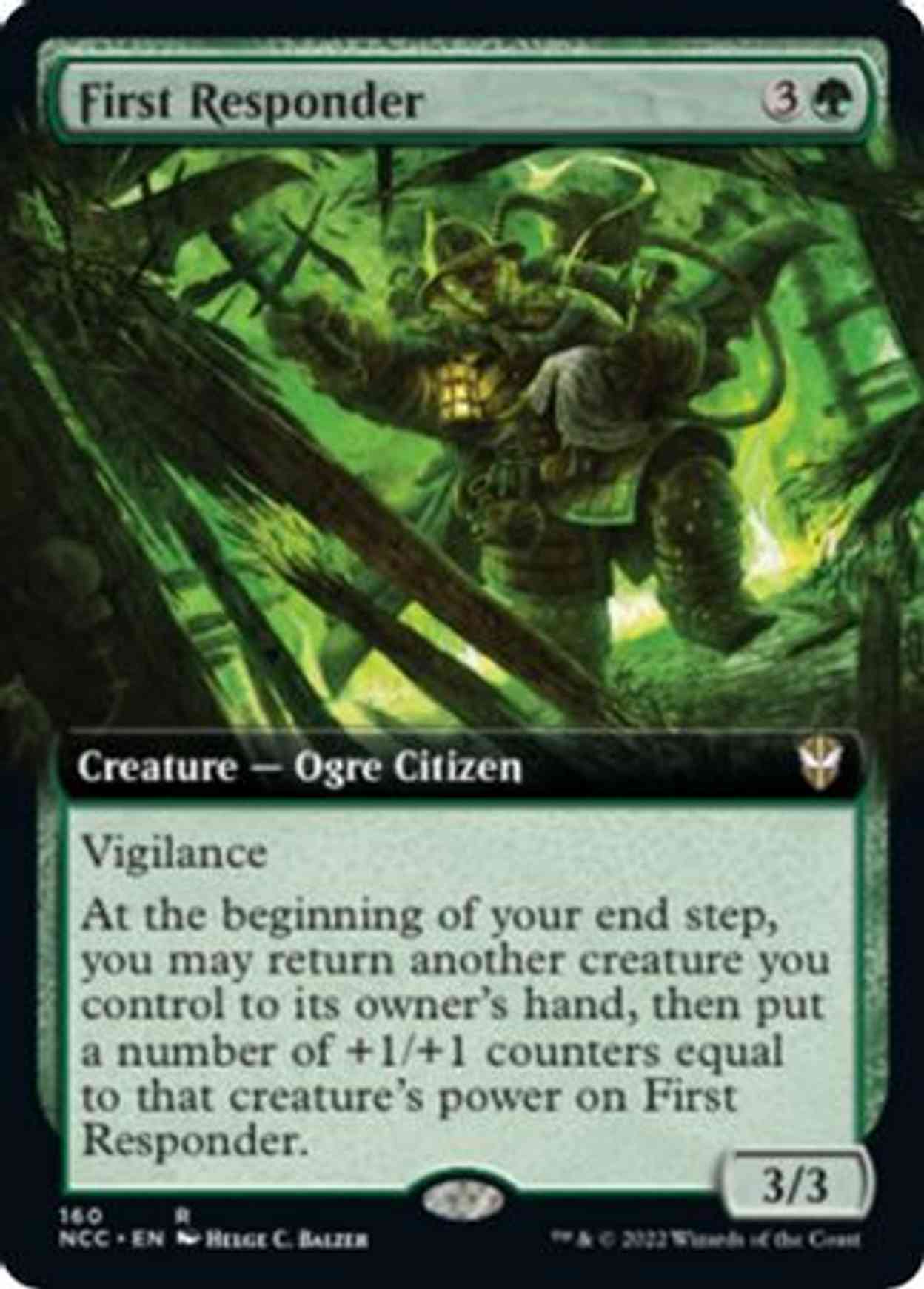 First Responder (Extended Art) magic card front