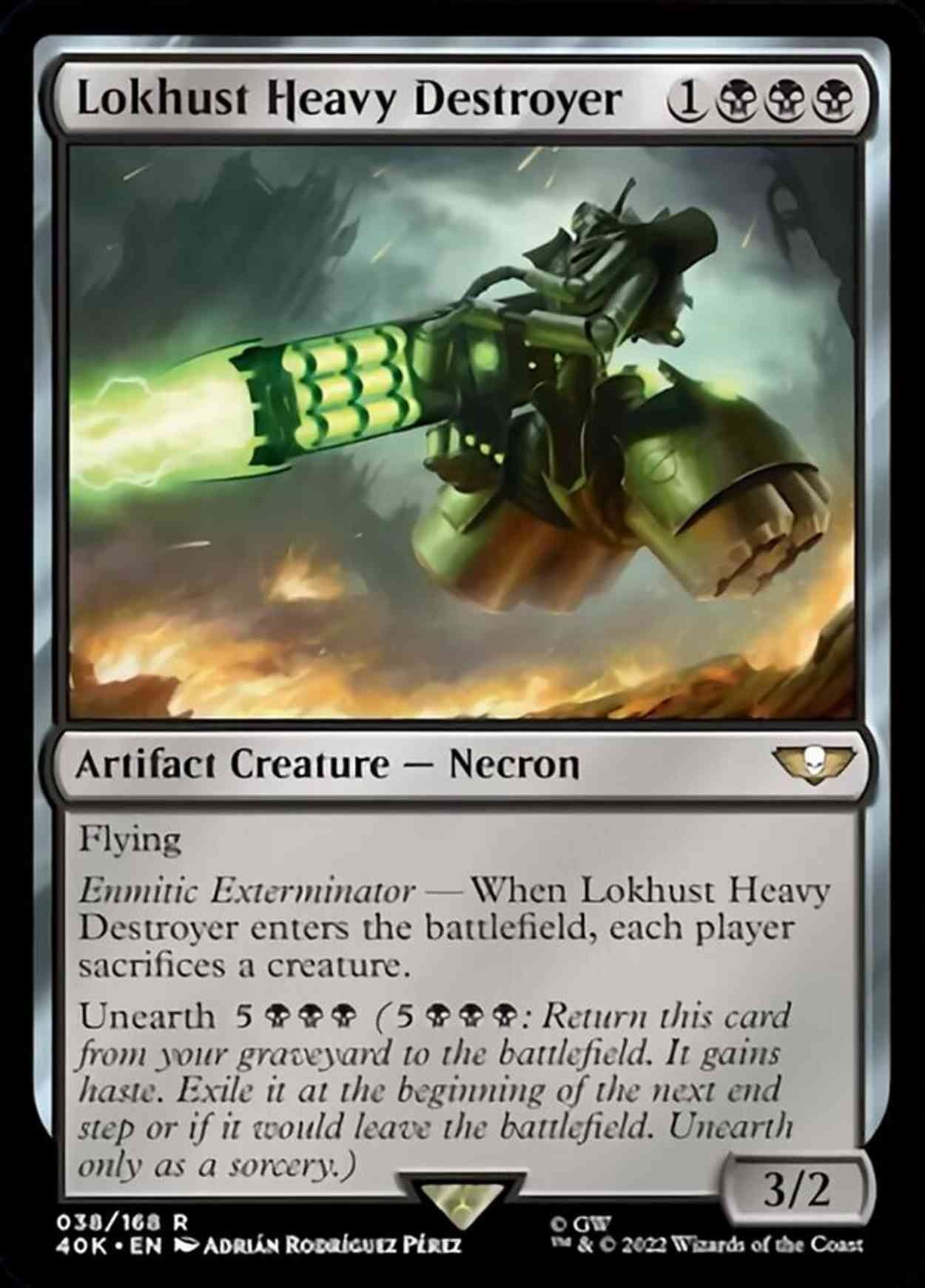 Lokhust Heavy Destroyer magic card front