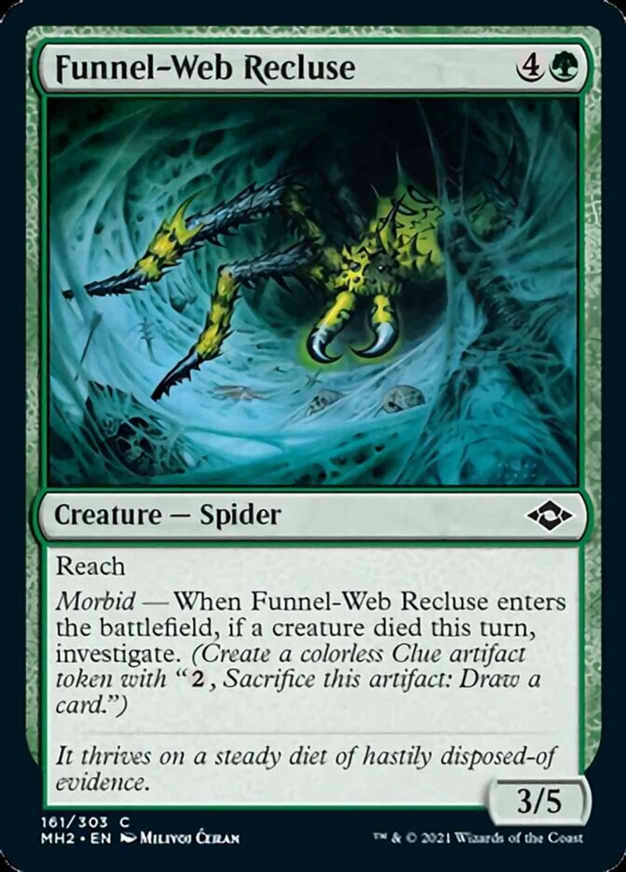 Funnel-Web Recluse magic card front