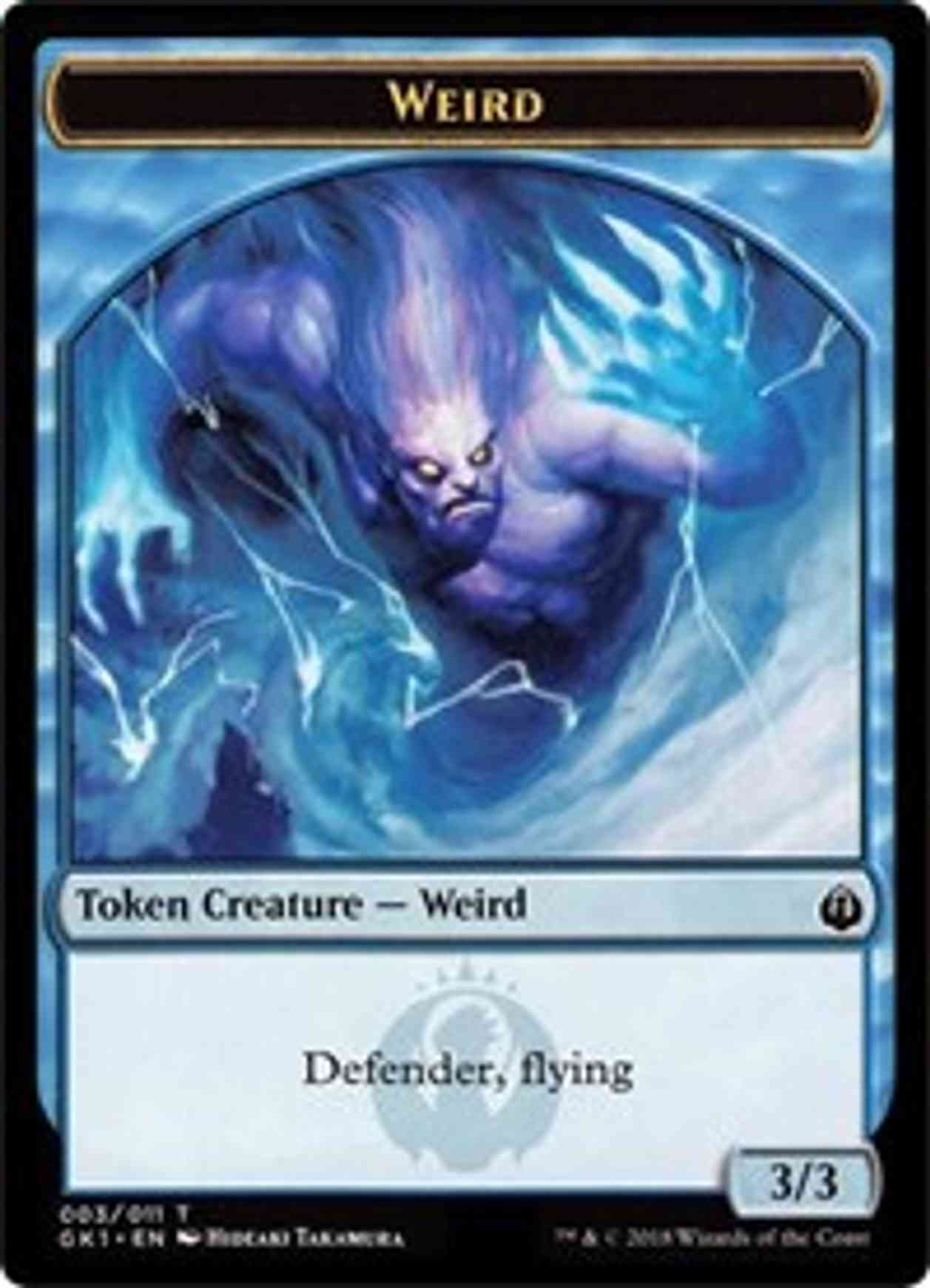 Weird // Goblin Token magic card front