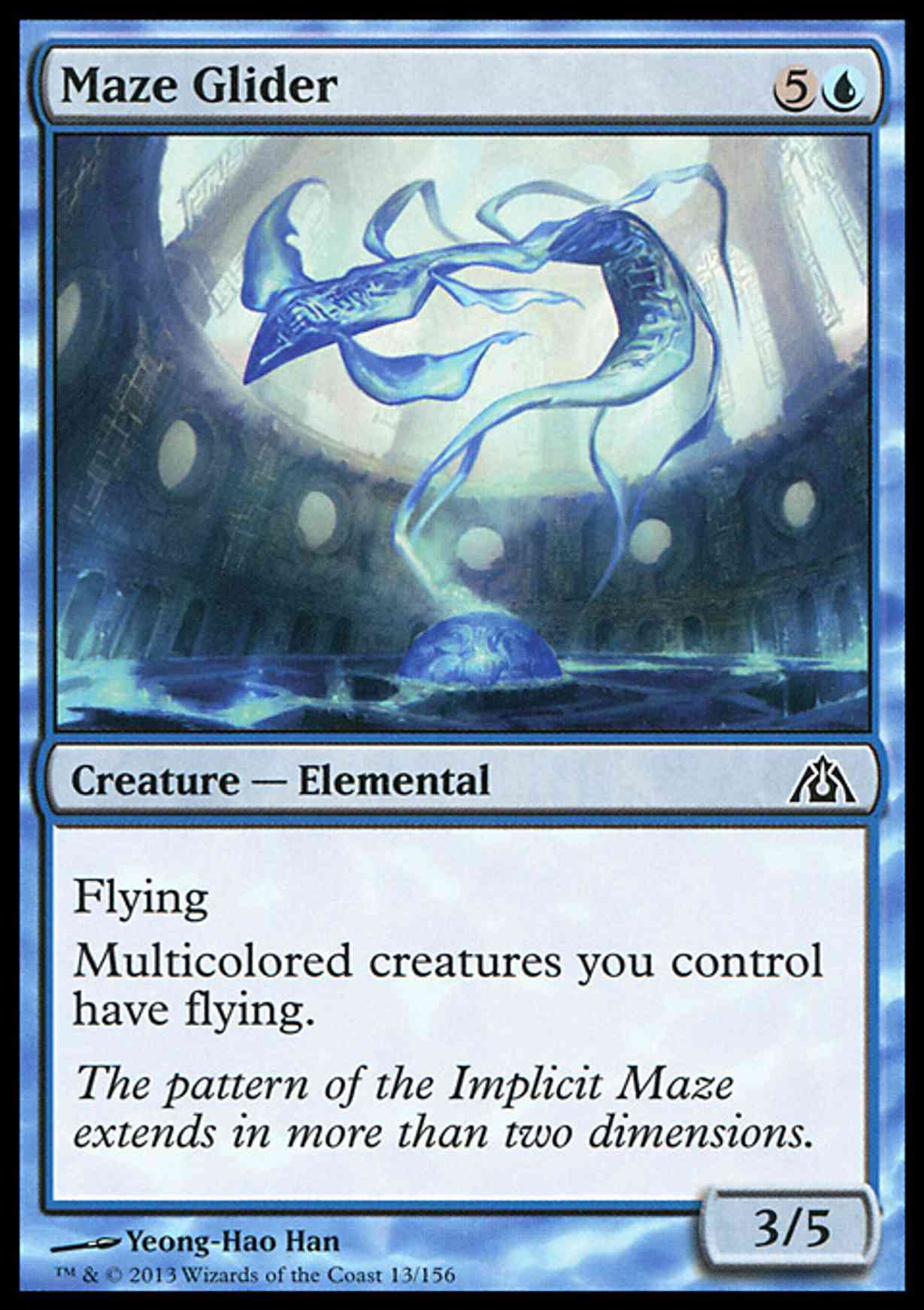 Maze Glider magic card front