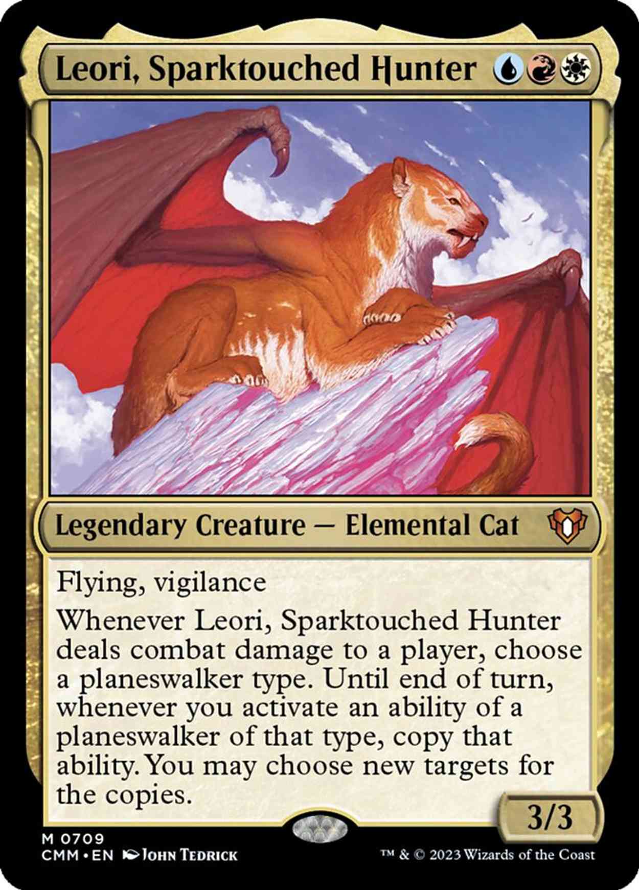 Leori, Sparktouched Hunter magic card front