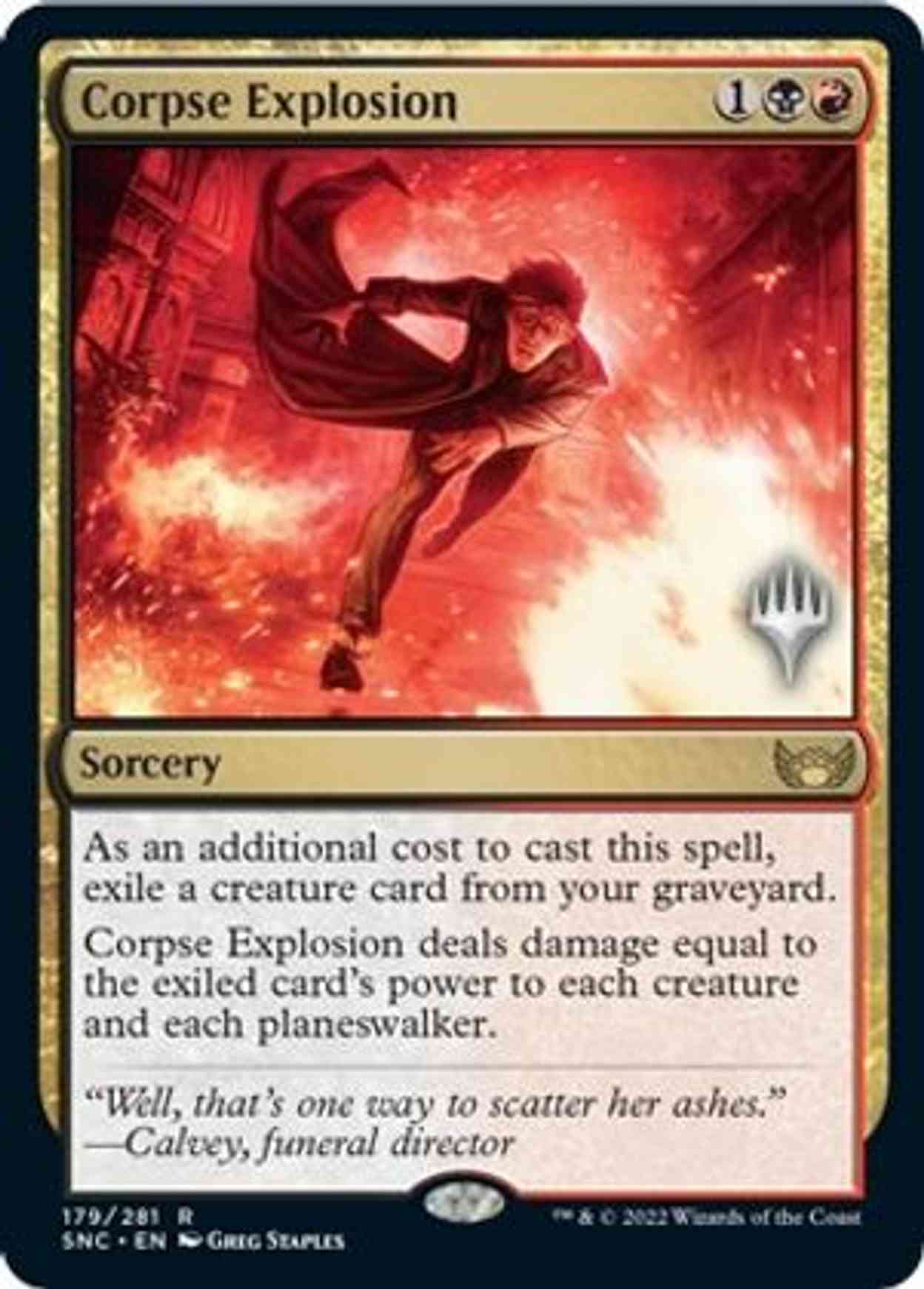 Corpse Explosion magic card front