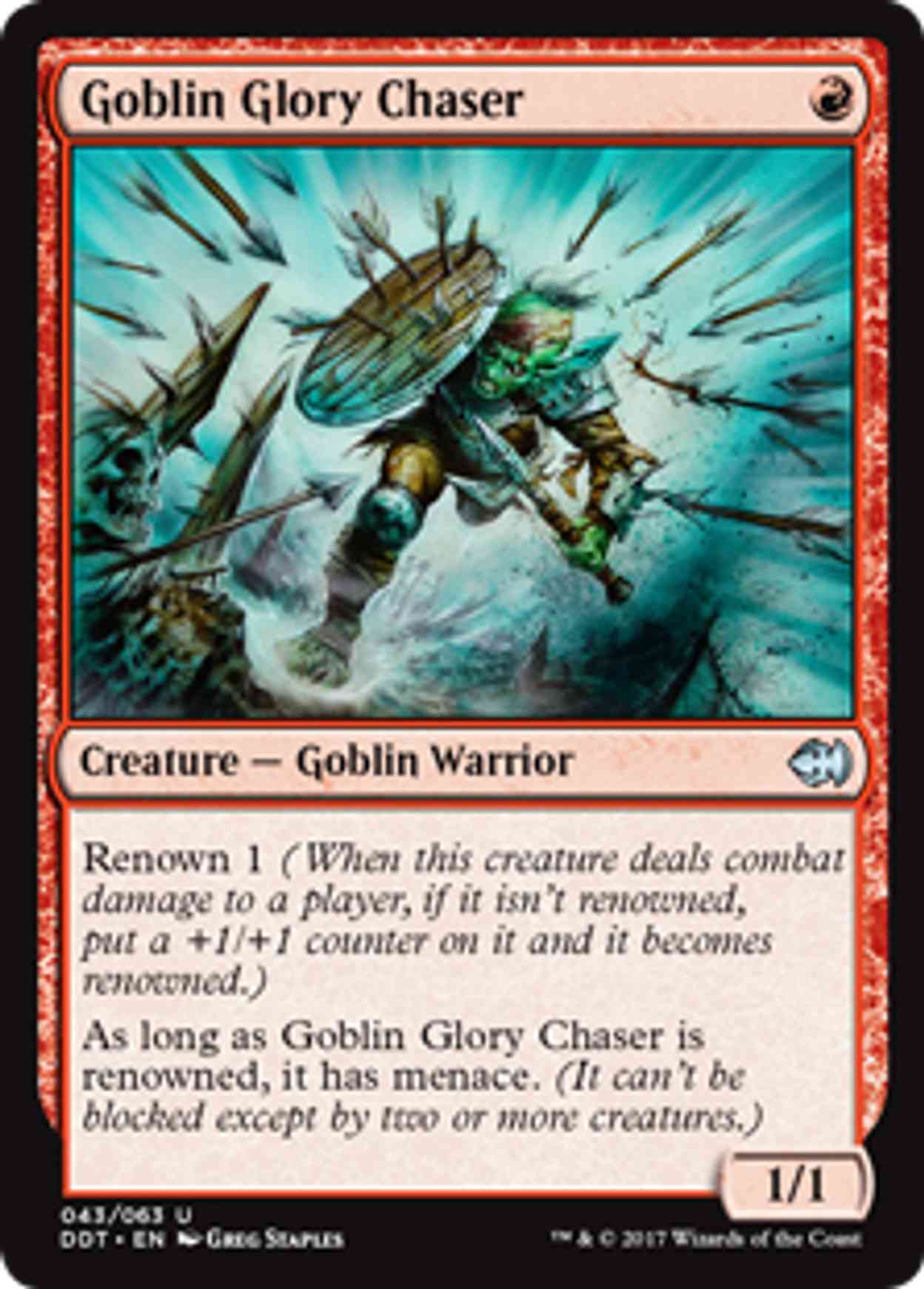 Goblin Glory Chaser magic card front