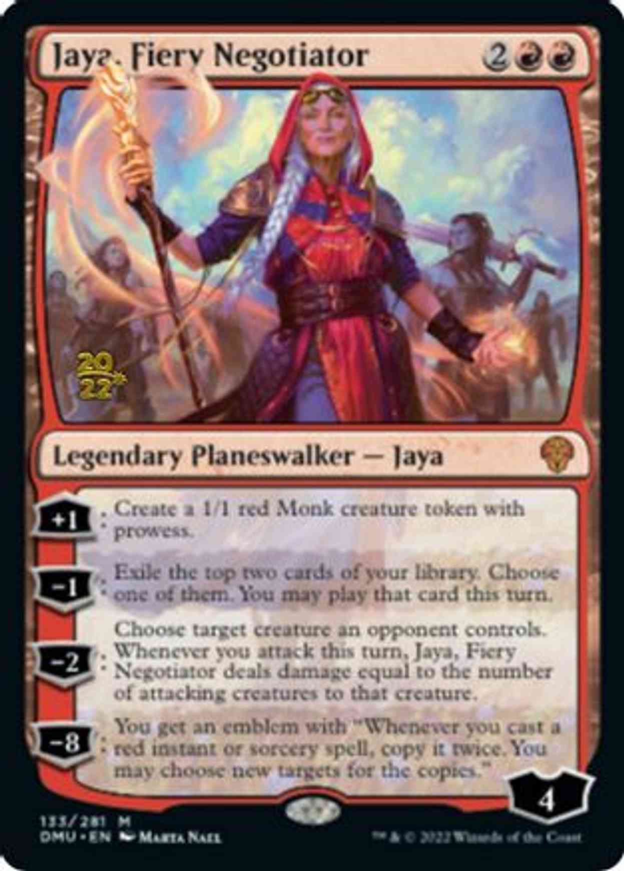 Jaya, Fiery Negotiator magic card front