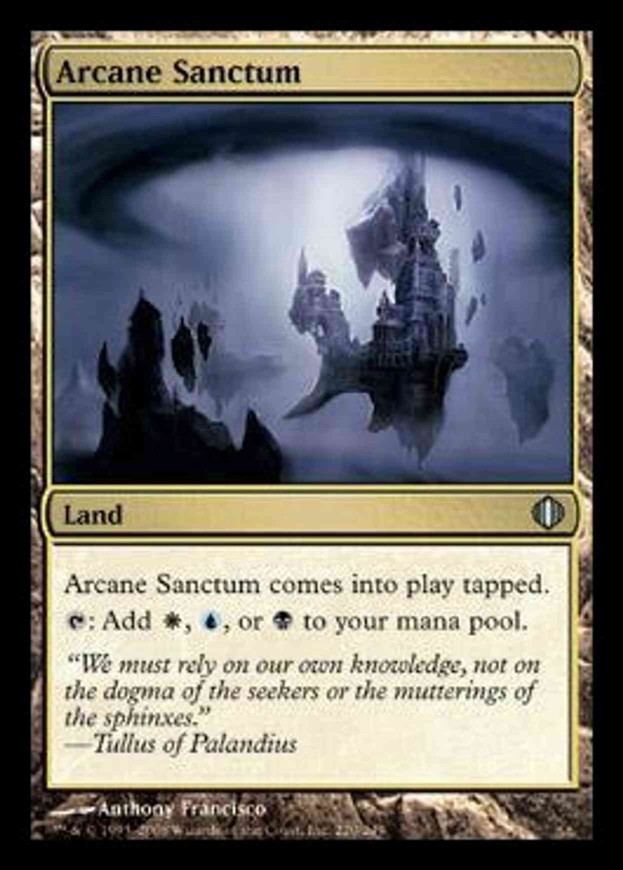 Arcane Sanctum magic card front
