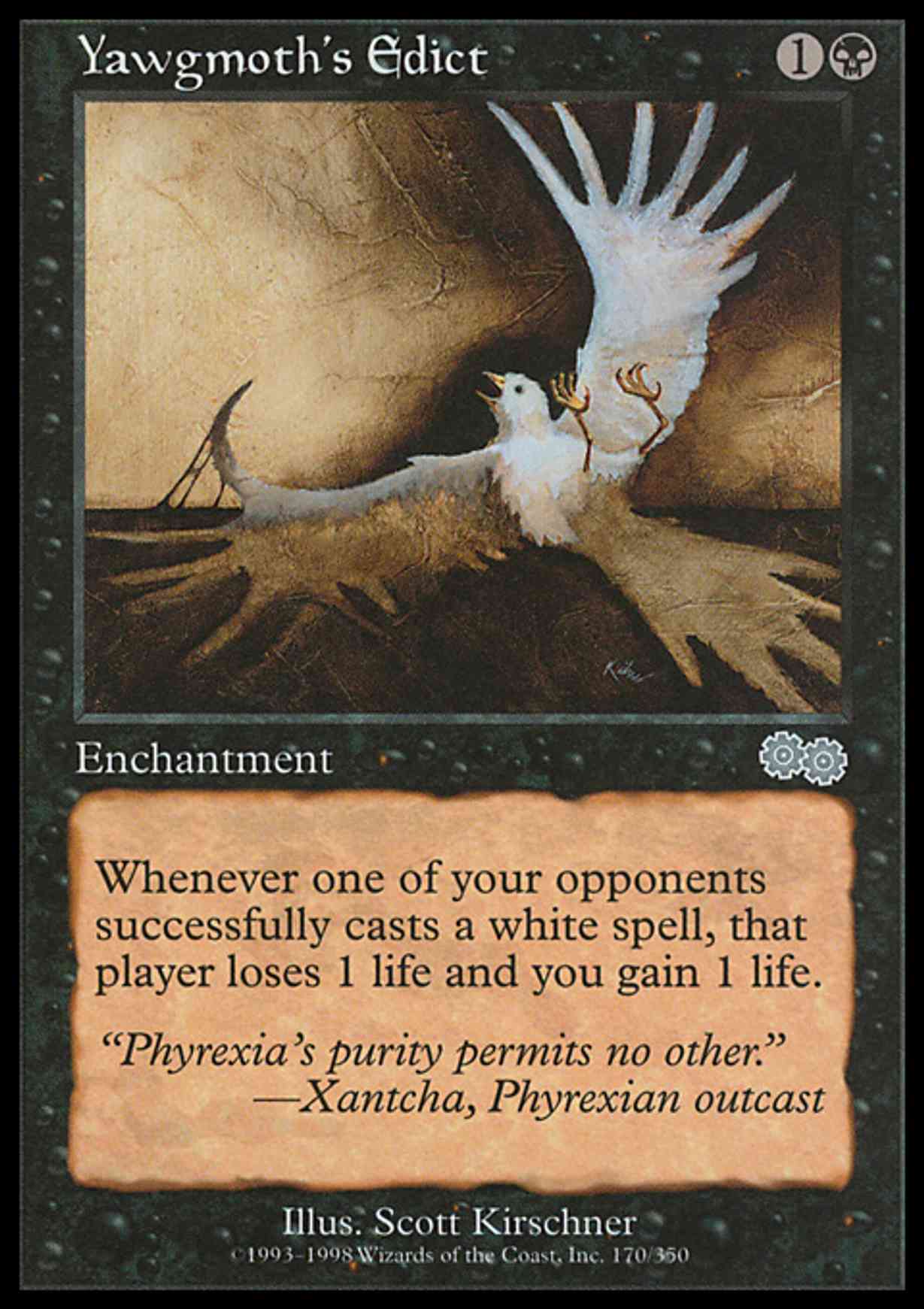 Yawgmoth's Edict magic card front