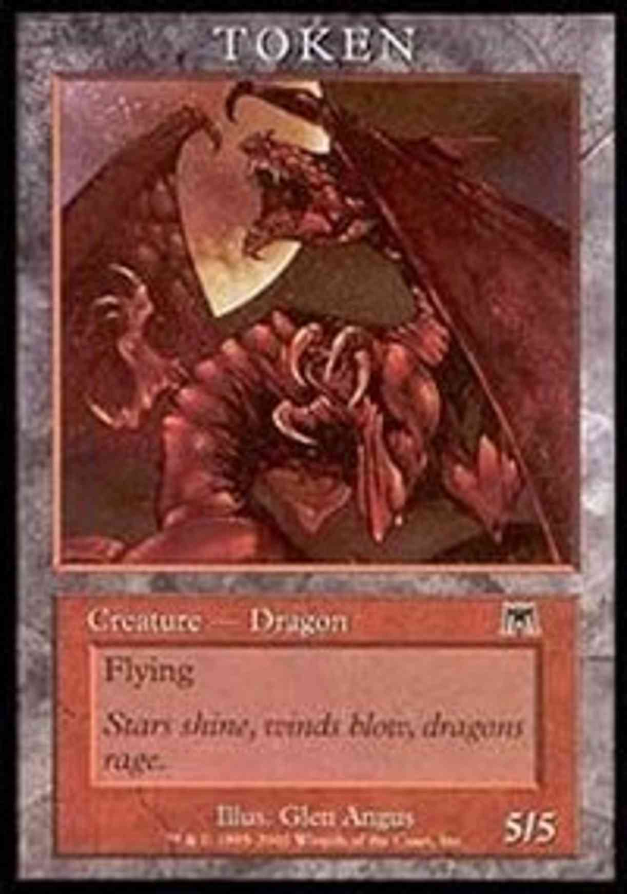 Dragon Token (Onslaught) magic card front