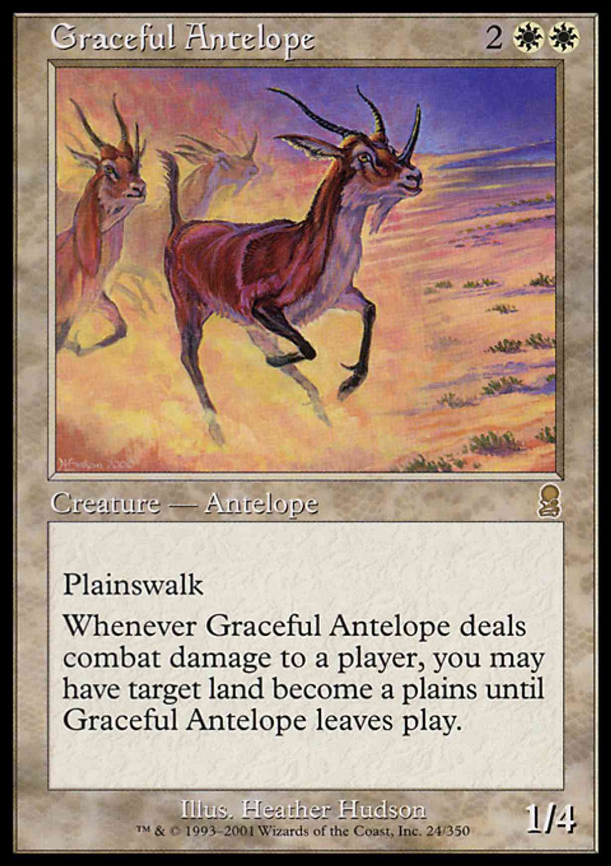 Graceful Antelope magic card front