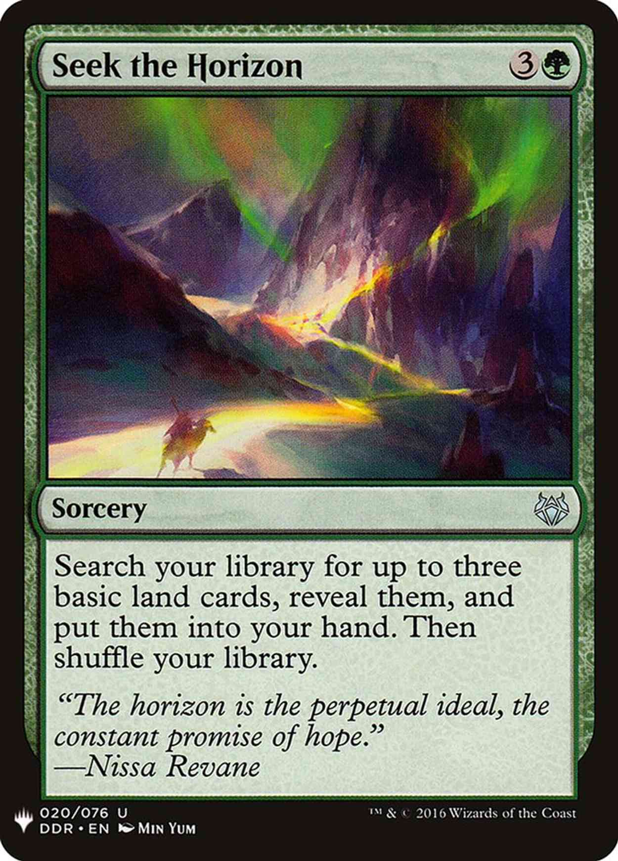 Seek the Horizon magic card front