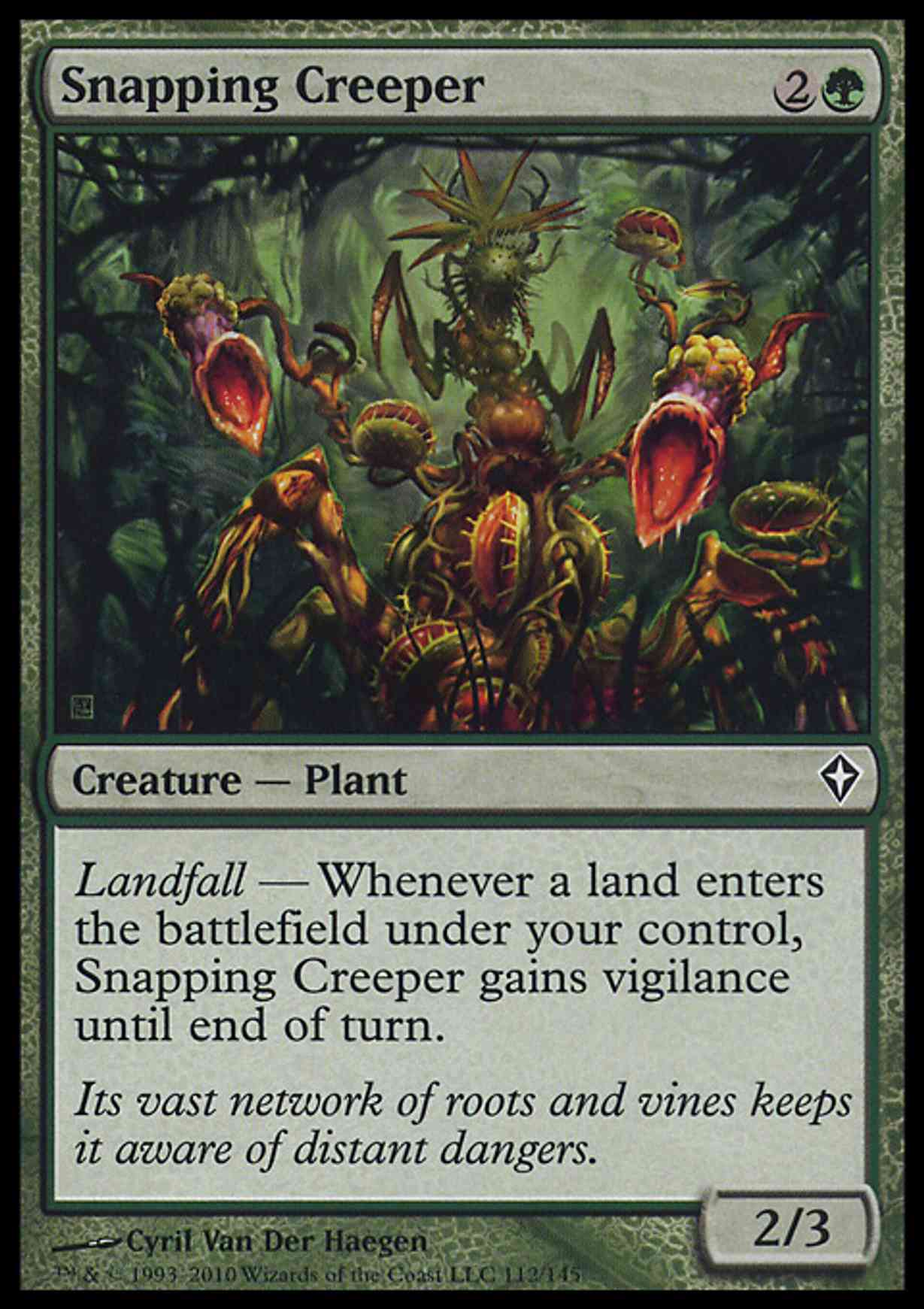 Snapping Creeper Price from mtg Worldwake