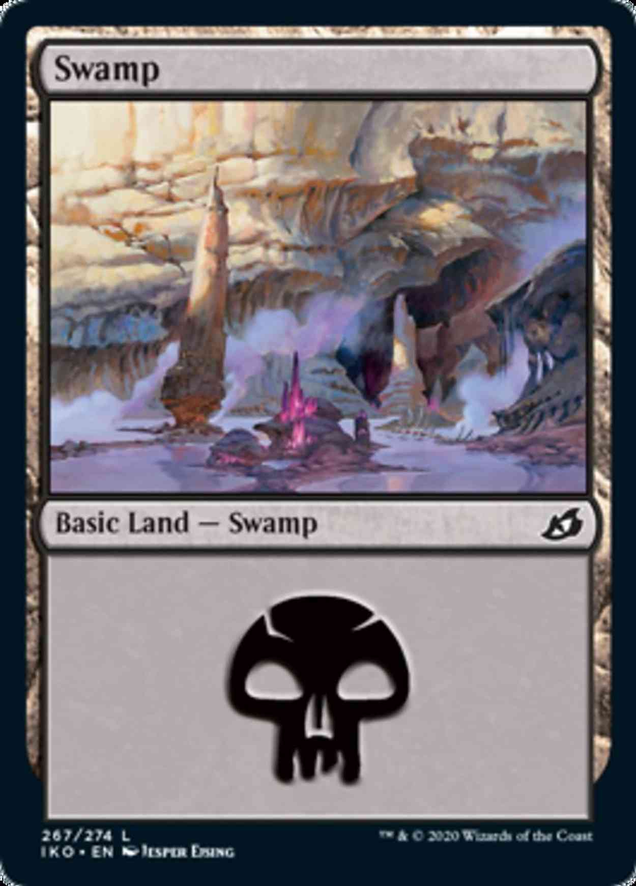 Swamp (267) magic card front