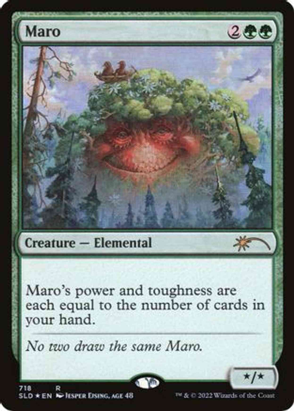 Maro (718) magic card front