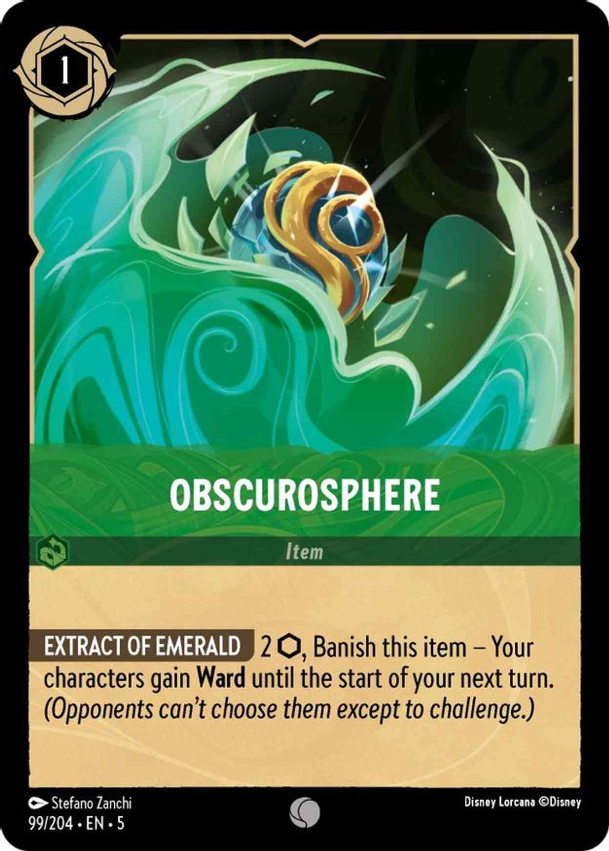 Obscurosphere magic card front