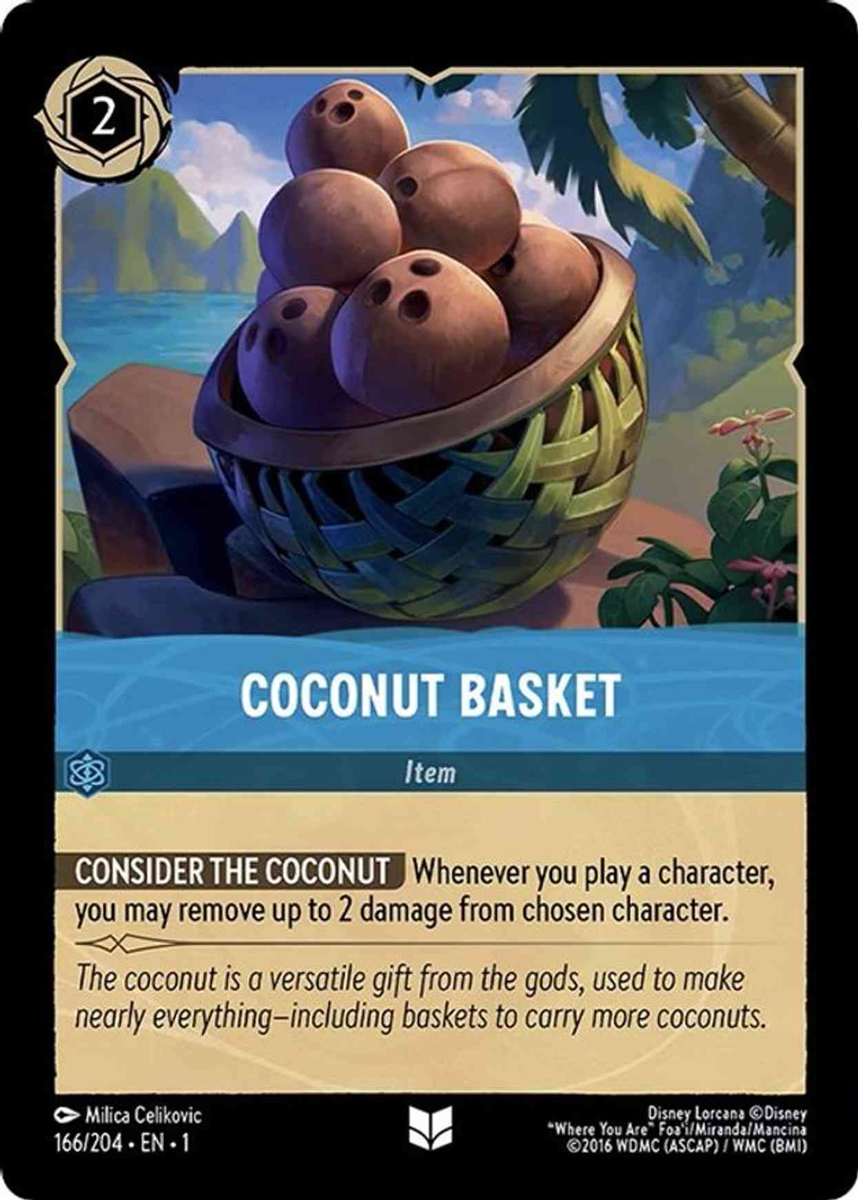 Coconut Basket magic card front