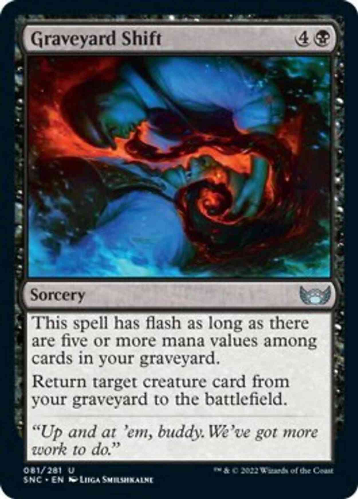 Graveyard Shift magic card front