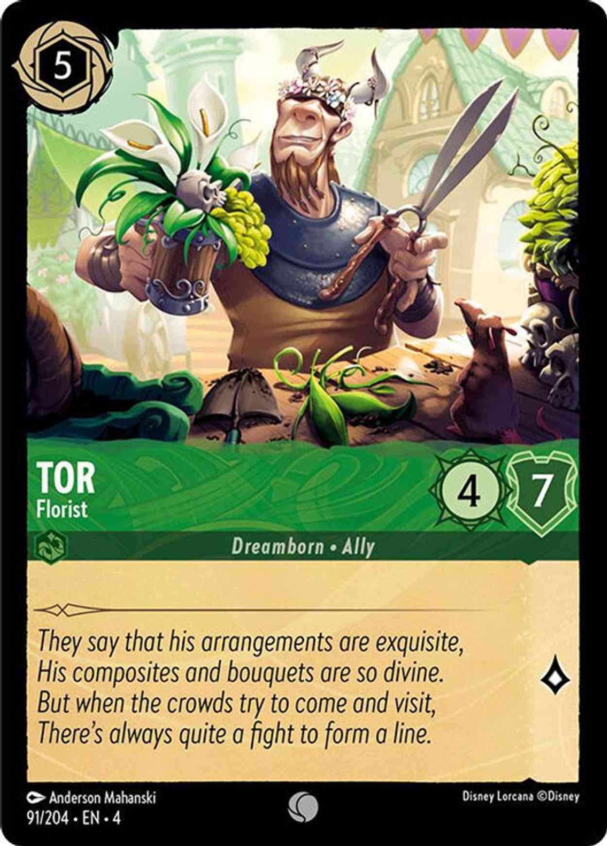 Tor - Florist magic card front