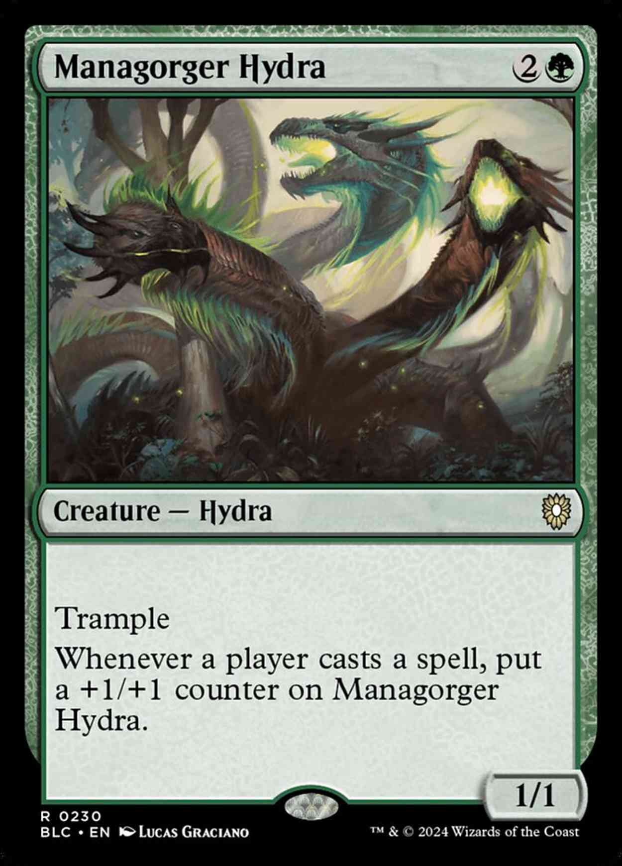 Managorger Hydra magic card front