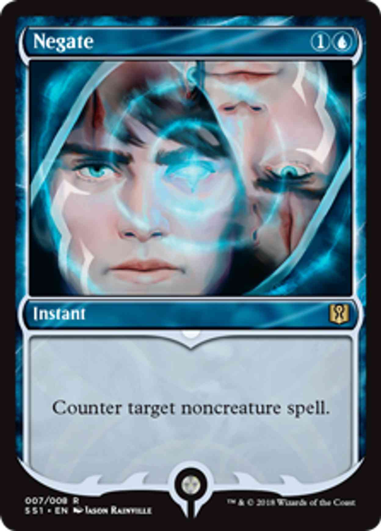 Negate magic card front