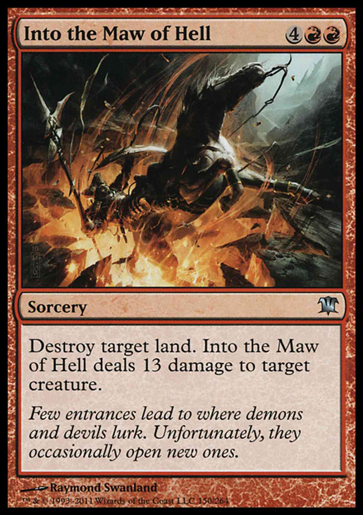 Into the Maw of Hell magic card front