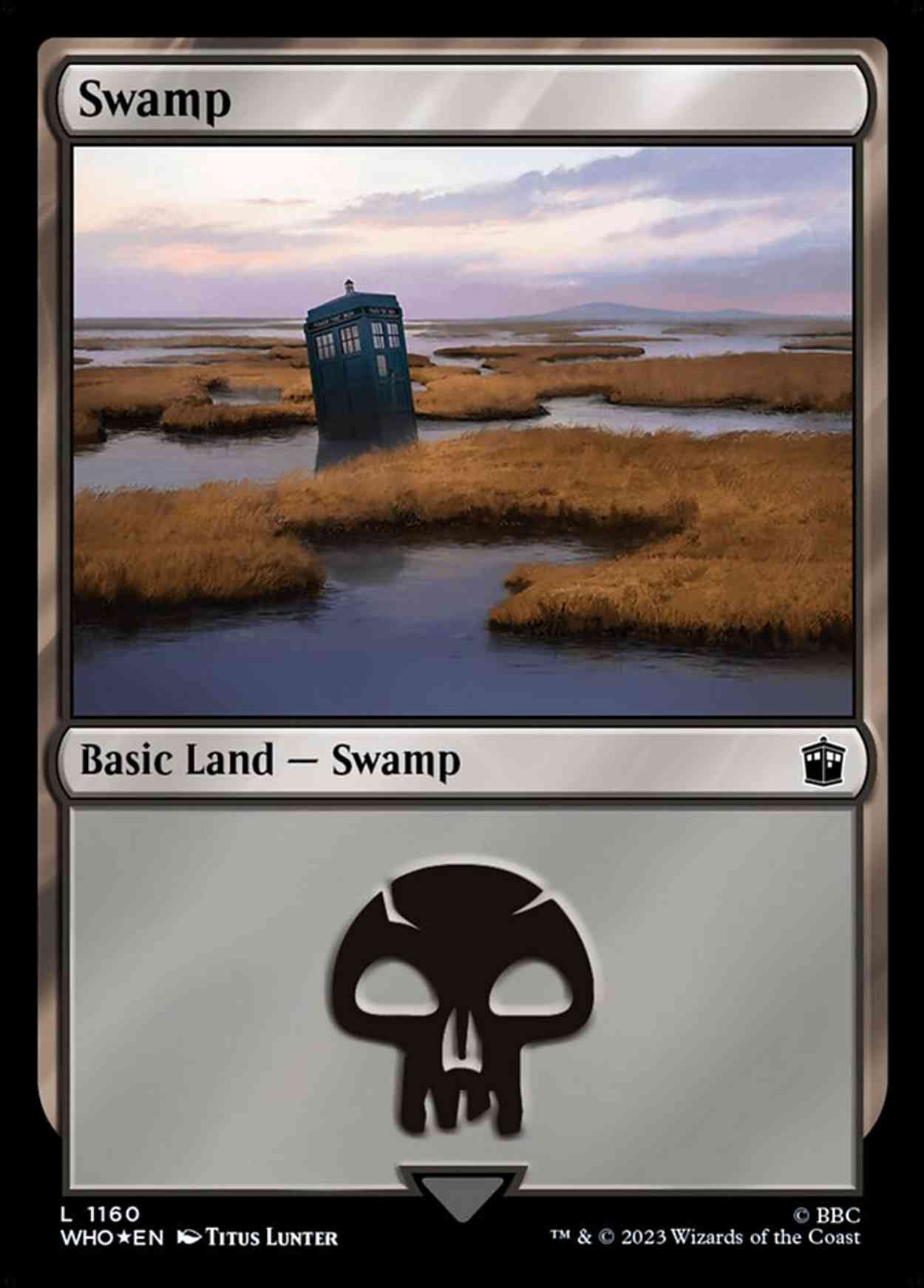 Swamp (1160) (Surge Foil) magic card front