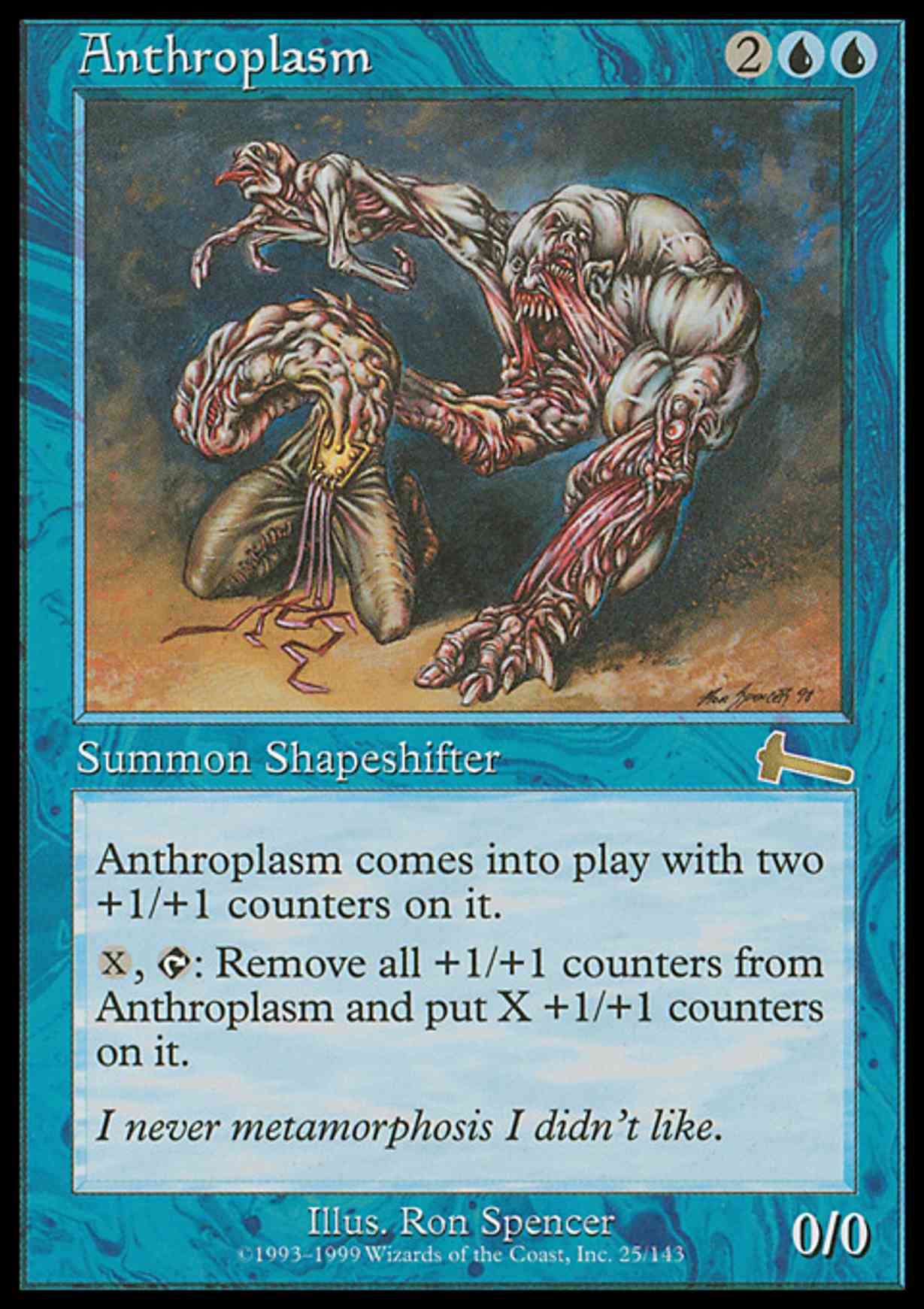 Anthroplasm magic card front