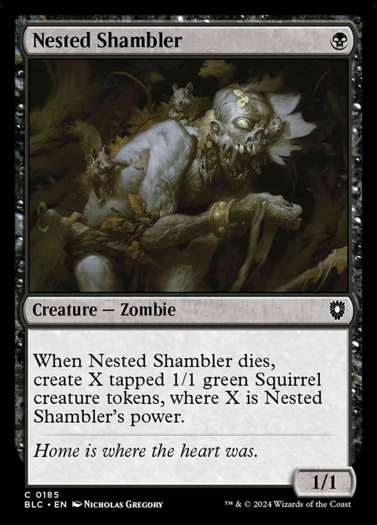 Nested Shambler magic card front