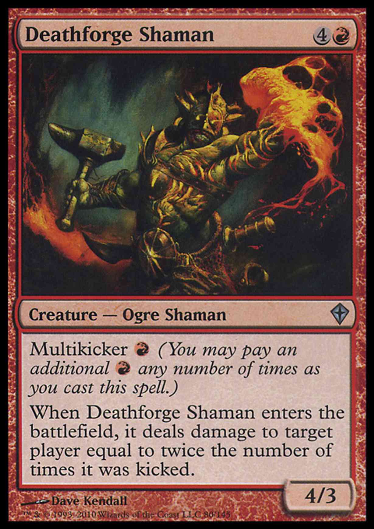 Deathforge Shaman magic card front
