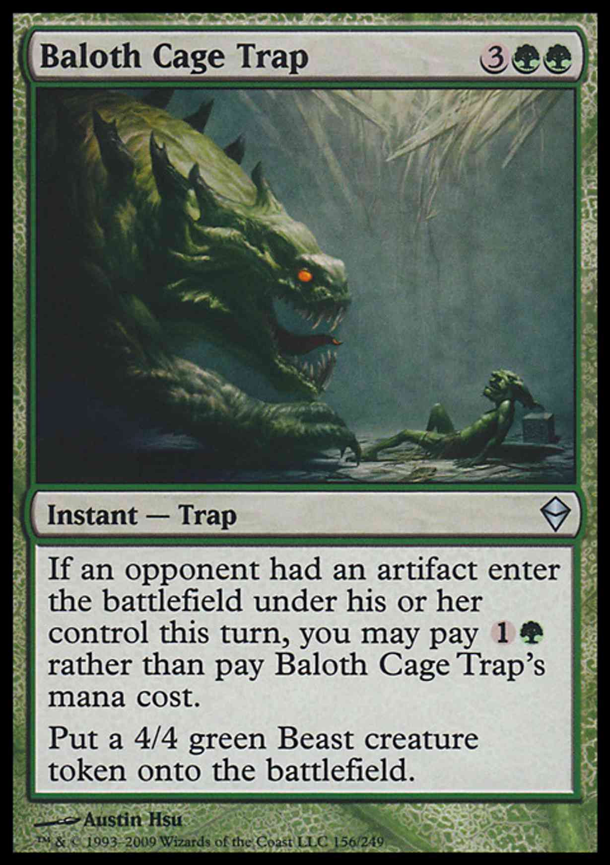 Baloth Cage Trap magic card front