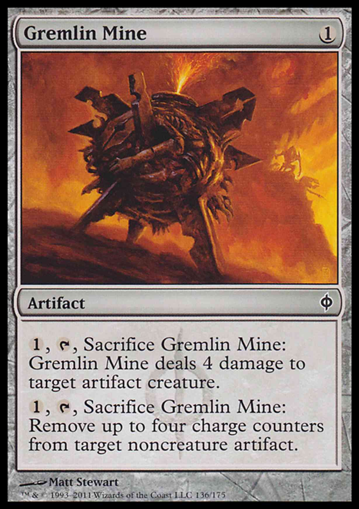Gremlin Mine magic card front