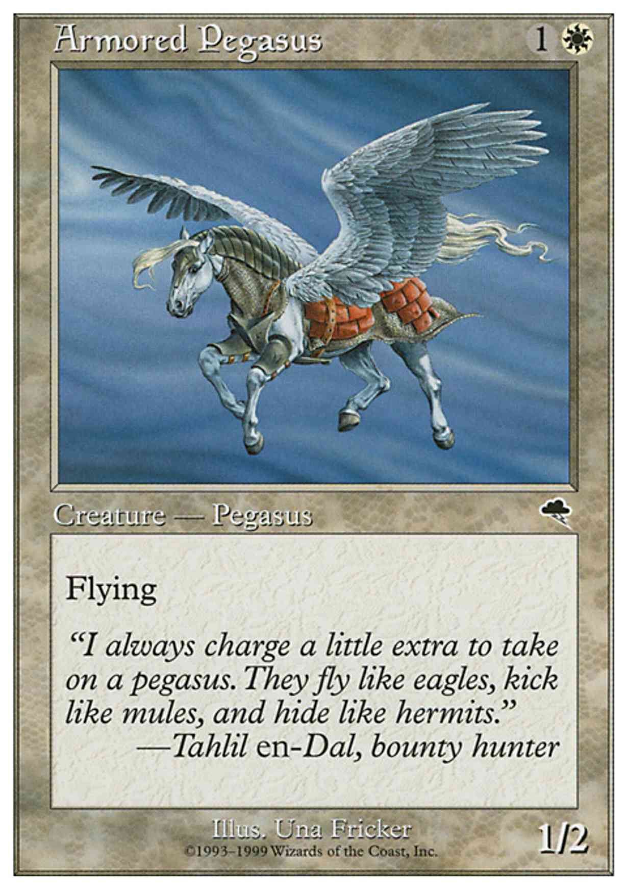 Armored Pegasus magic card front