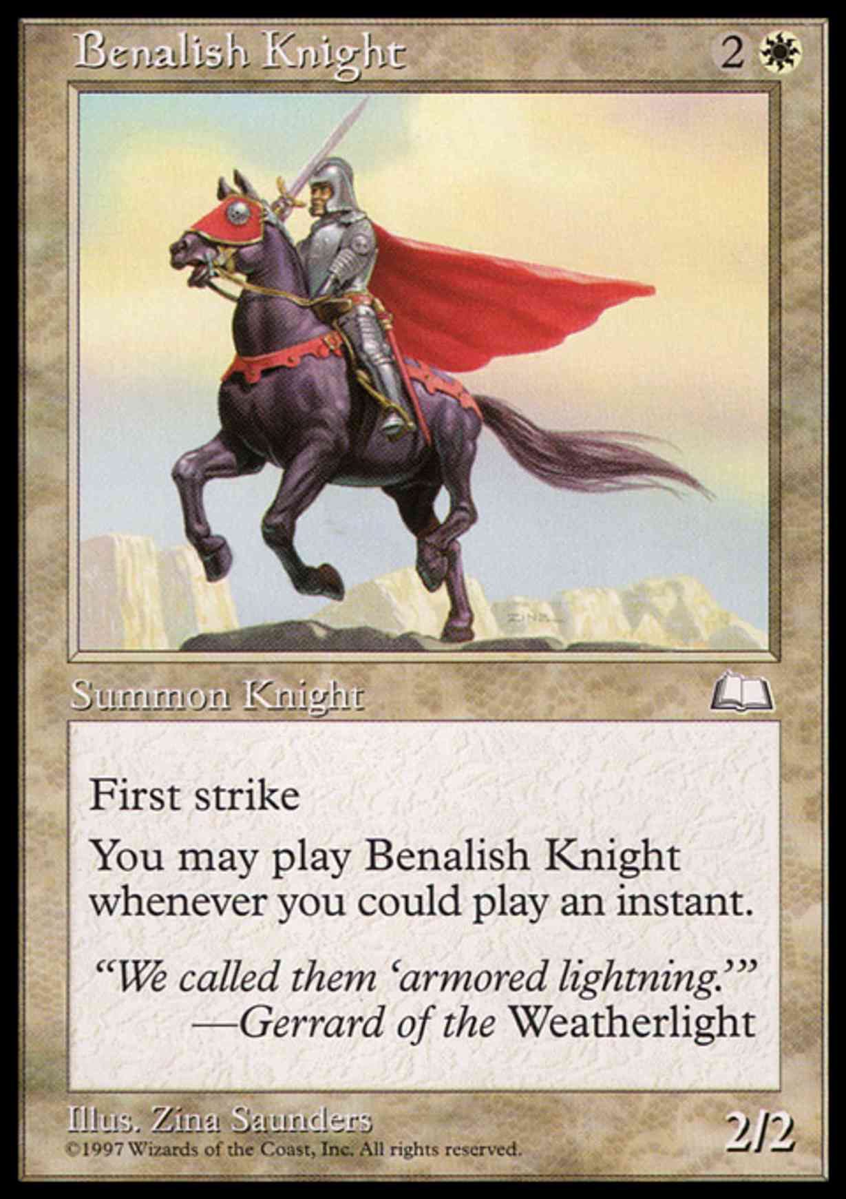 Benalish Knight magic card front