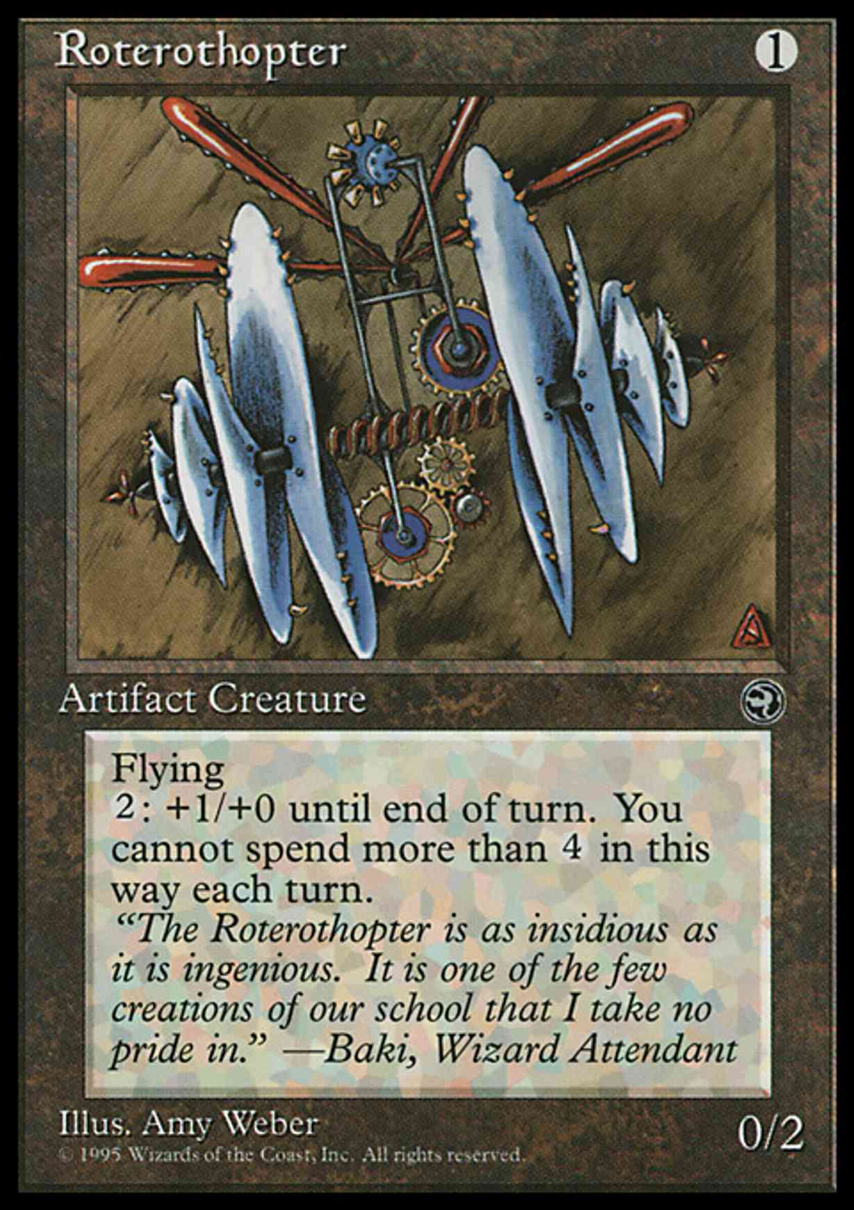 Roterothopter magic card front