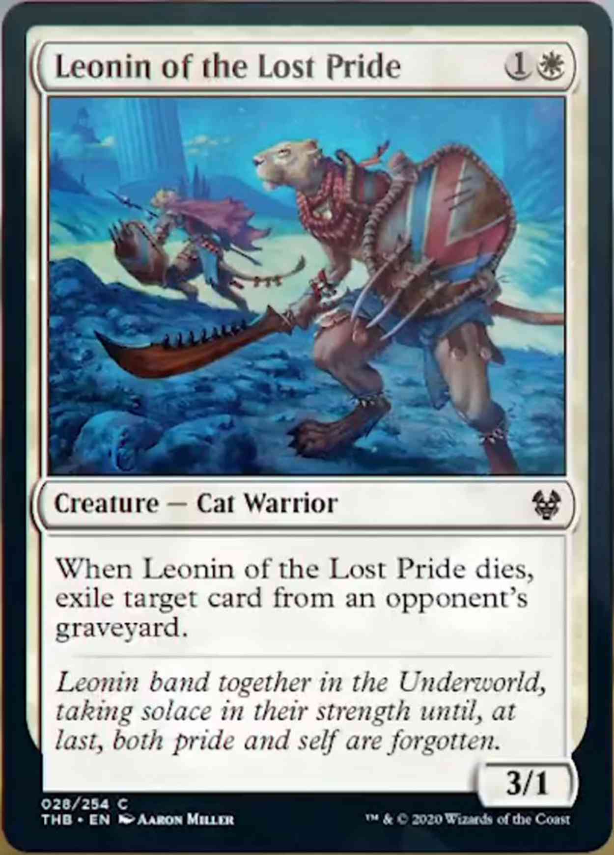 Leonin of the Lost Pride magic card front