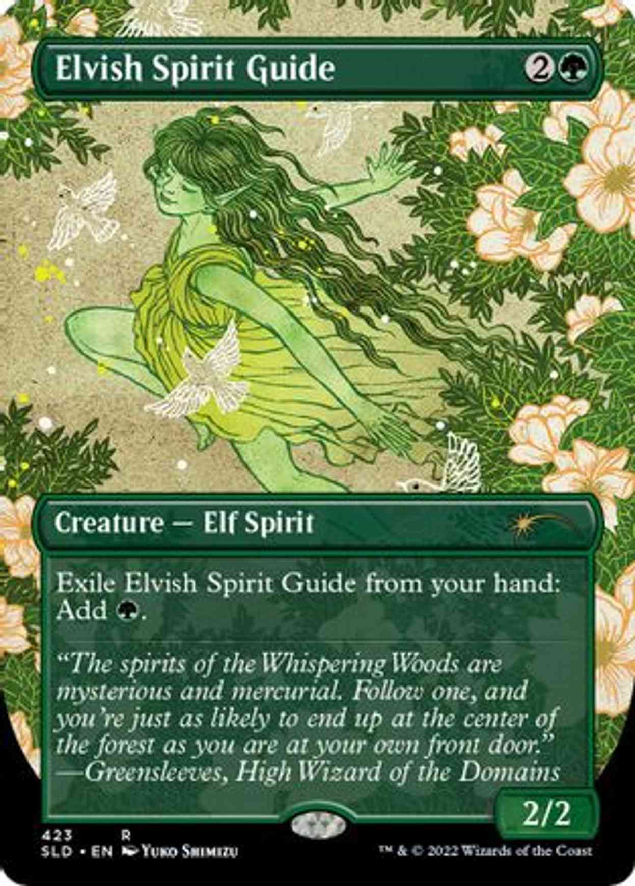 Elvish Spirit Guide (Borderless) magic card front