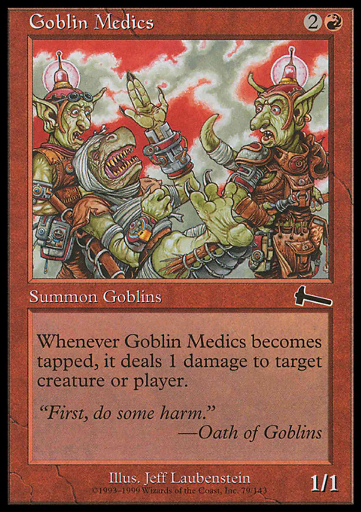Goblin Medics magic card front