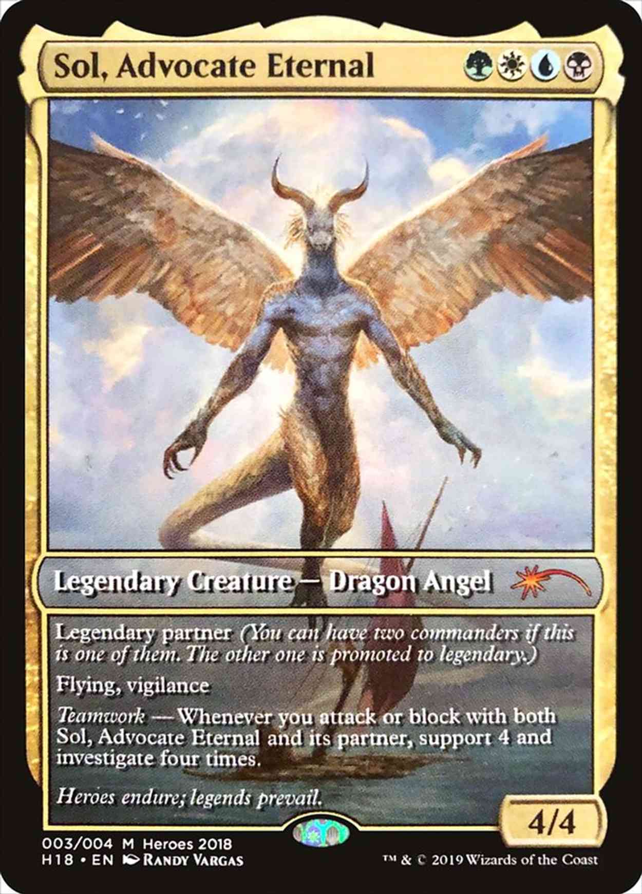 Sol, Advocate Eternal magic card front