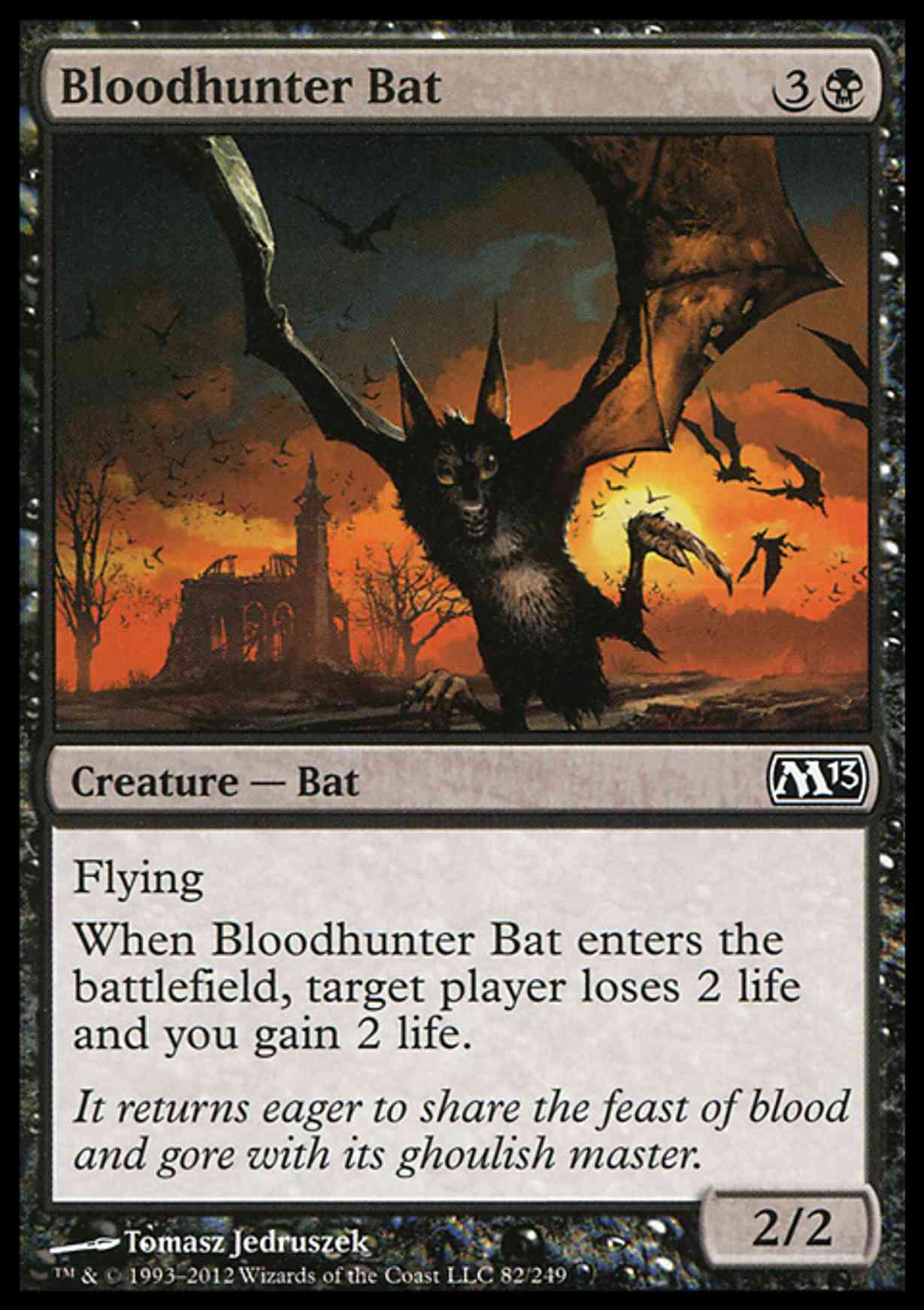 Bloodhunter Bat magic card front