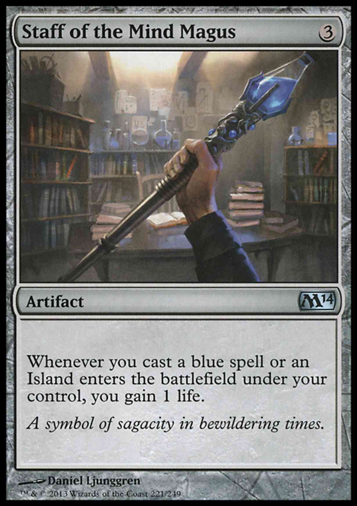 Staff of the Mind Magus magic card front
