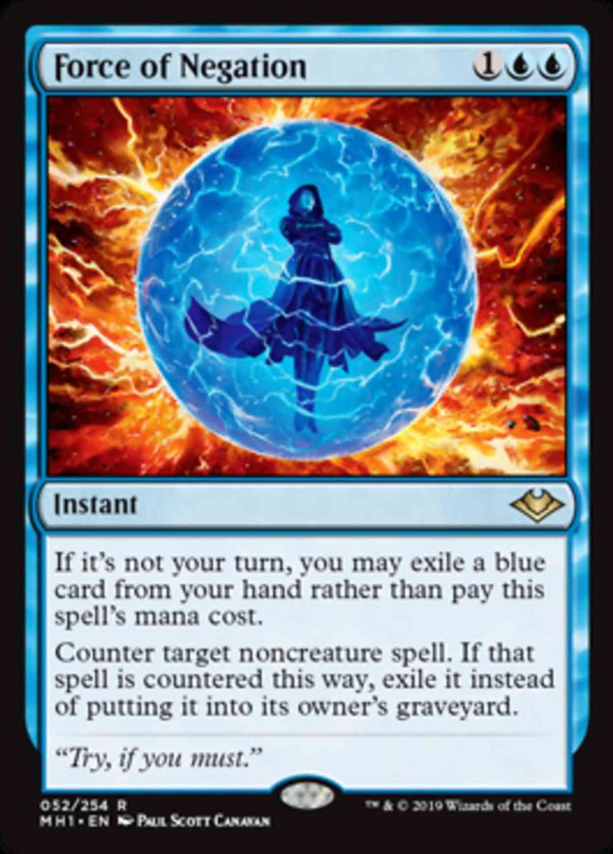 Force of Negation magic card front