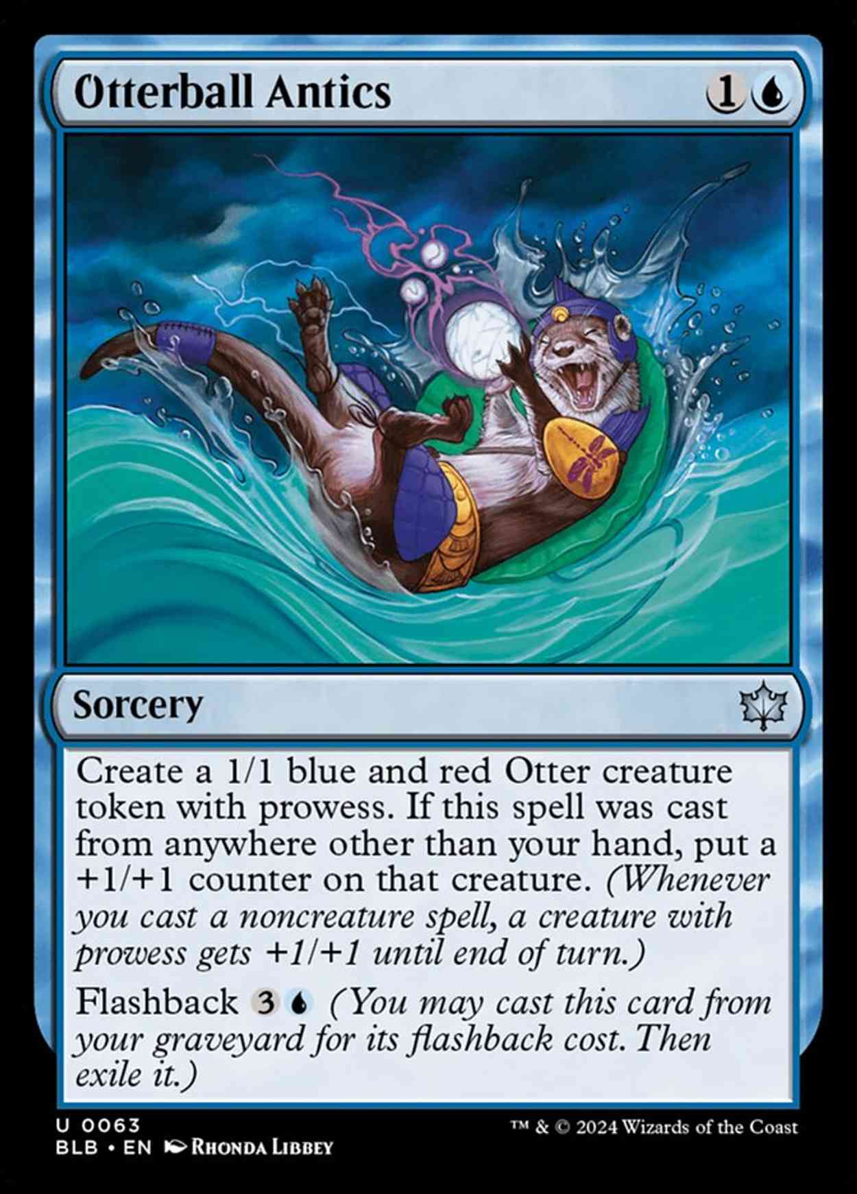 Otterball Antics magic card front