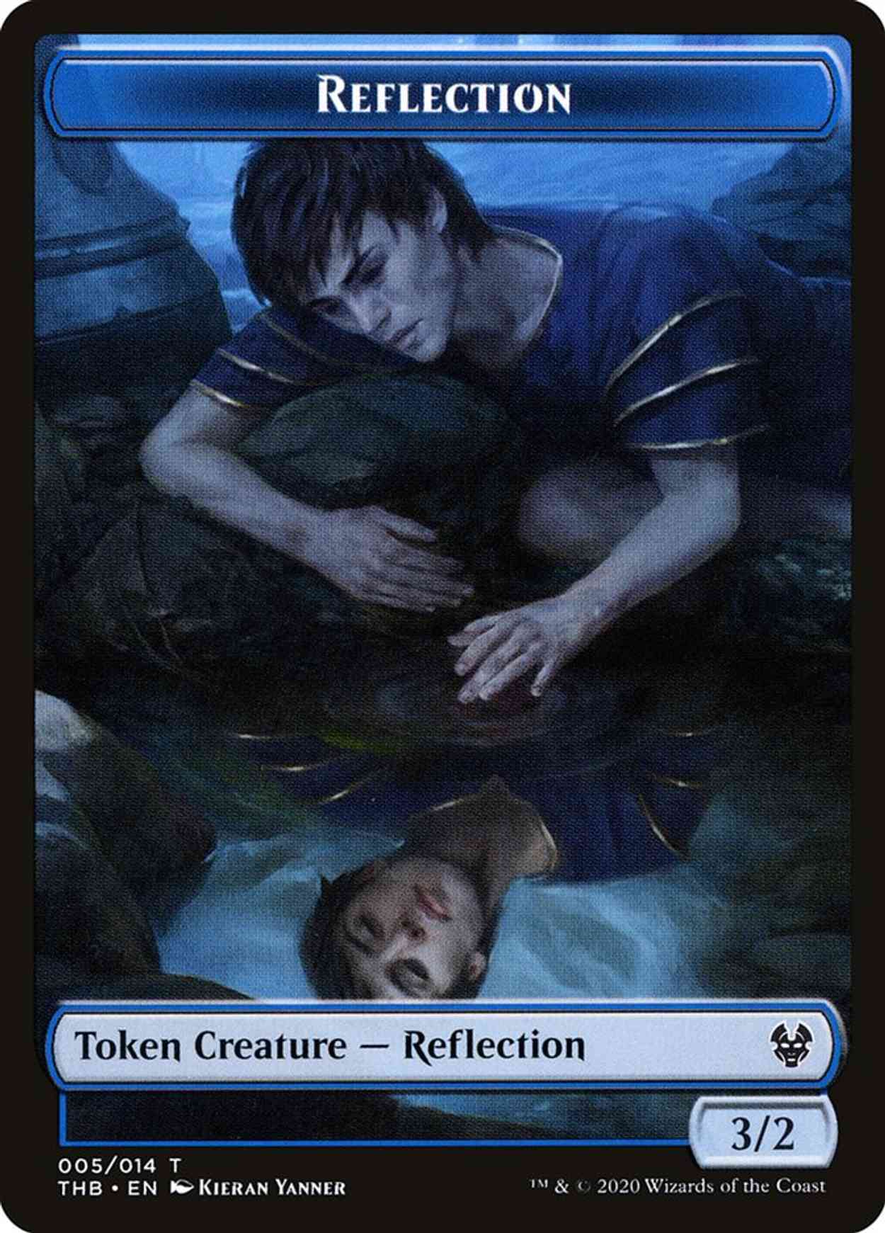 Reflection // Satyr Double-sided Token magic card front