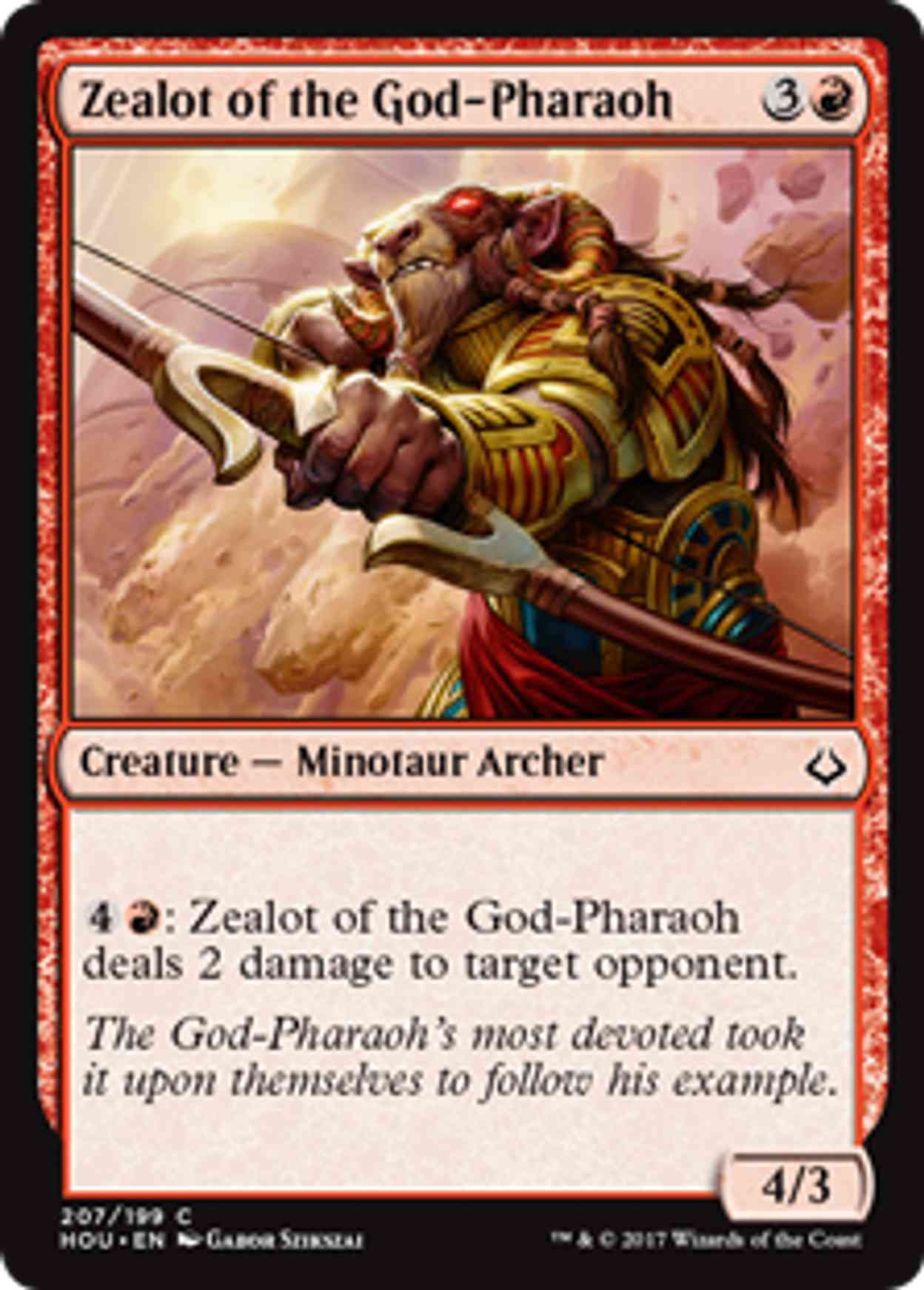 Zealot of the God-Pharaoh magic card front